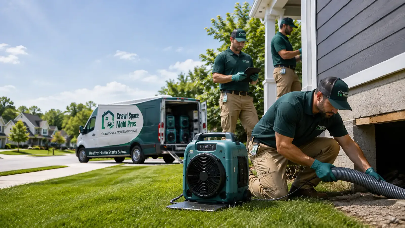 Crawl Space Mold Removal in White Haven, PA